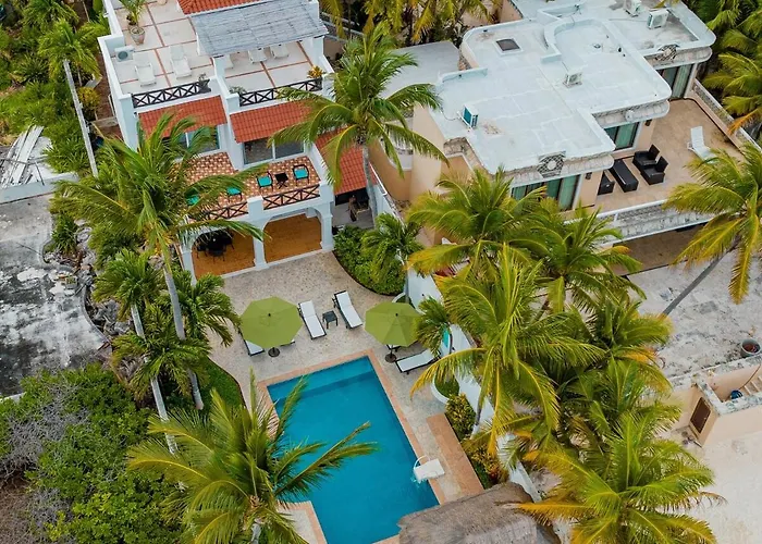 Karina-luxury Beachfront Retreat Puerto Morelos